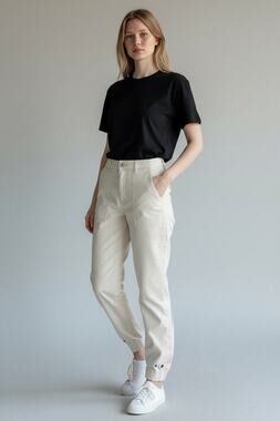 Express Khaki Jeans Button Cuffs sz 2